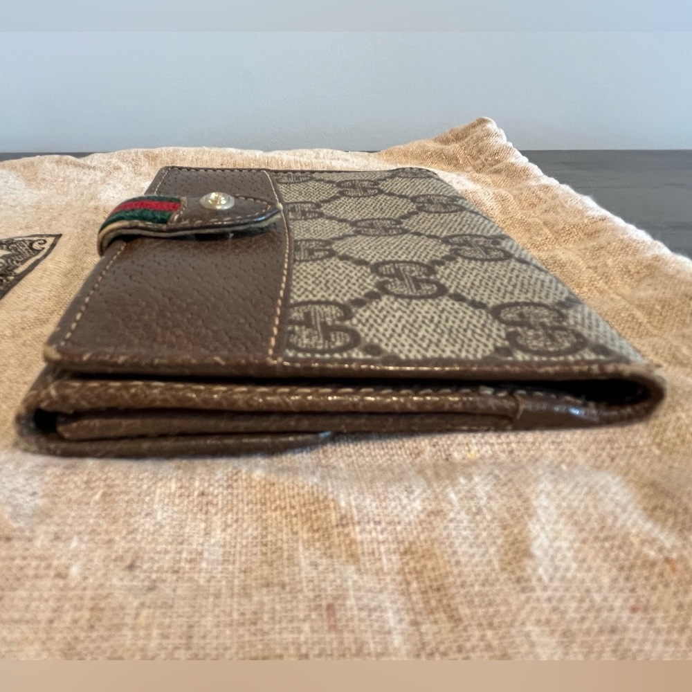 Gucci - Wallet - Vintage GG Logo Supreme Monogram Limited Edition Sherry Line - Picture 6 of 16